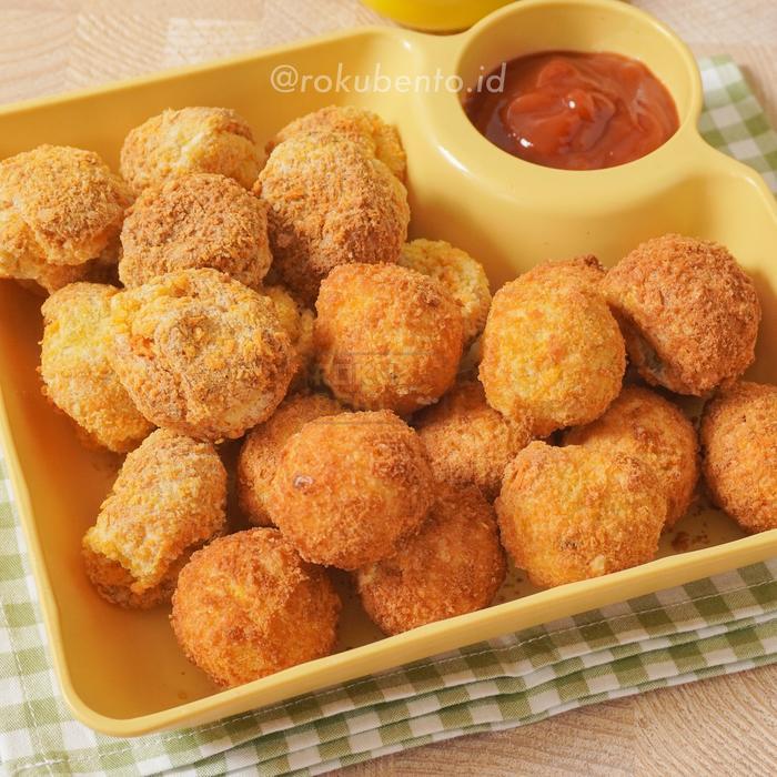 Terlaris Chicken Nugget Balls 1/2KG Roku Bento BDG Homemade Frozen 500Gr