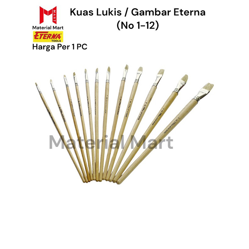 Kuas Lukis Eterna | Kuas Gambar Eterna | Artist Paint Brush | Melukis