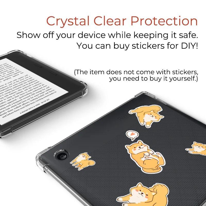 Twosheep for Kobo Libra Colour and Libra2 clear case and Kobo Clara Colour BW TPU soft transparent c