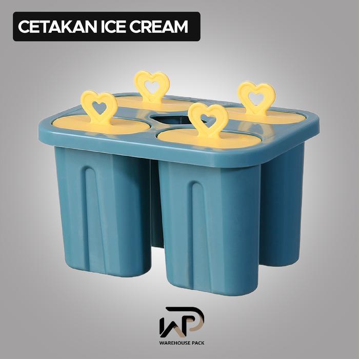 Cetakan Ice Cream | Cetakan Es | Cetakan Es Stick | Cetakan Es Multifungsi - Cetakan Es Hijau