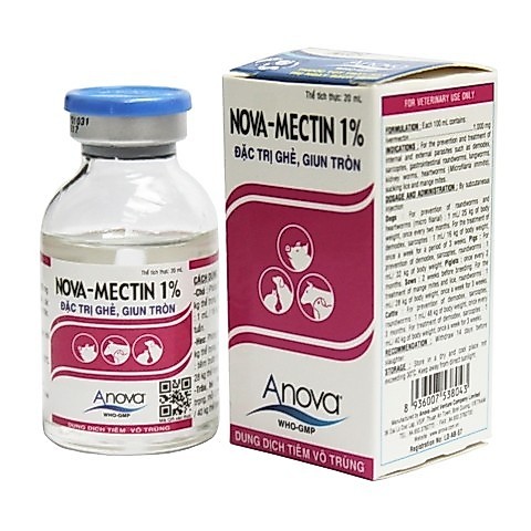 NOVA MECTIN 1% 100 ml novamectin (obat gudig dan antiparasit) - OBAT HEWAN TERNAK