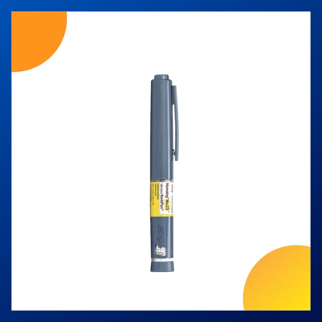 HUMALOG MIX25 KWIKPEN 1 PREFILLED PEN @ 3 ML