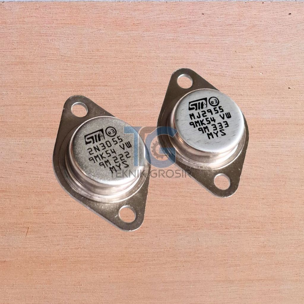 Keping Transistor Jengkolan MJ2955 2N3055 ST Malaysia Final Power Amplifier