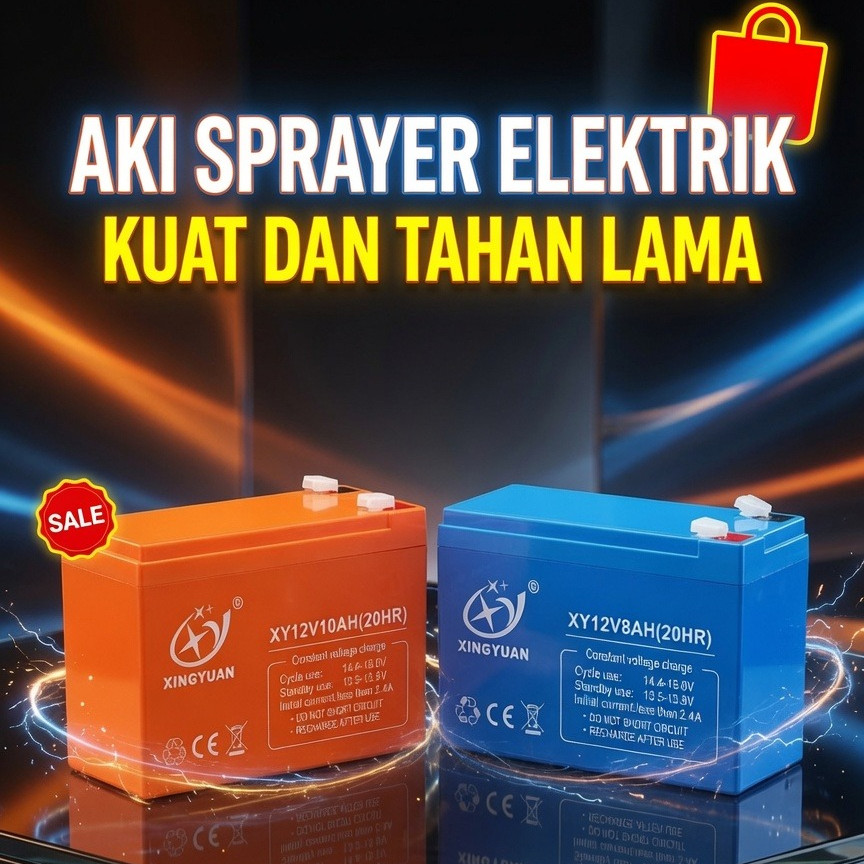 AKI SPRAYER ELEKTRIK SELIS UPS 12V 8AH 9AH 10AH 12AH