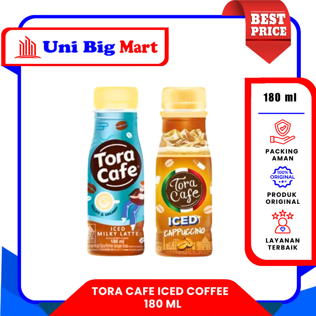 TORA CAFE ICED COFFEE KOPI CAPPUCINO - MILKY LATTE TORACAFE ~ 180 ml