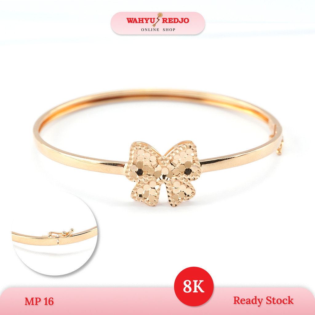 Gelang Emas 8K Pita Manik Wahyu Redjo Pameran
