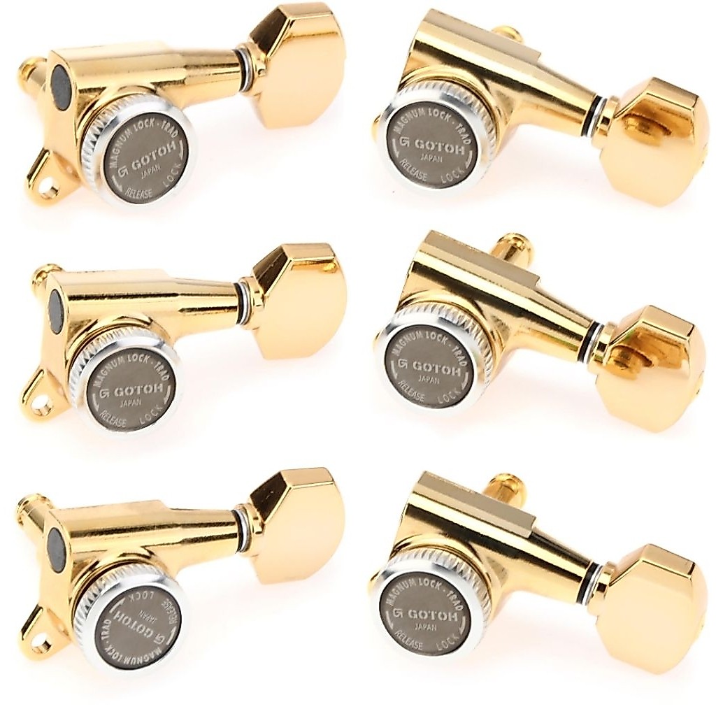 ORIGINAL MAGNUM LOCK DRYER GOTOH LOCK GOLD DREYER GITAR ELEKTRIK