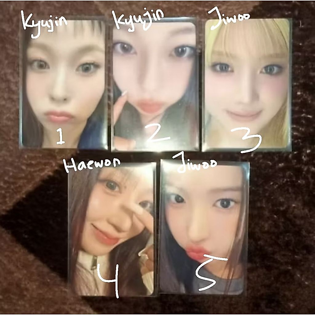 [NMIXX] WTS(Want To Sell) Photocard NMIXX Official Haewon, Jiwoo, Kyujin (Photocard Zoom) // Lily, H