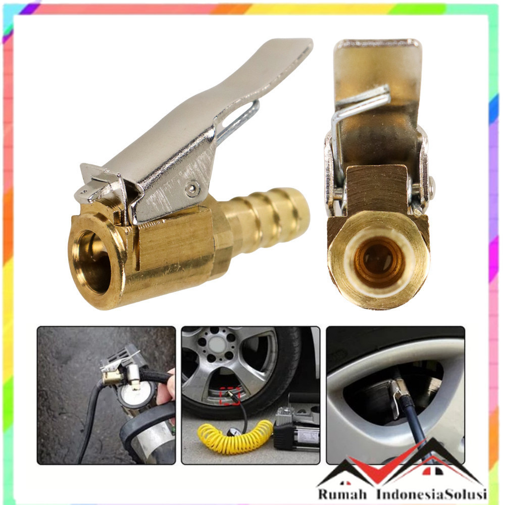 

- Deemount Adapter Hose Konektor Selang Pompa Angin Ban - DK02 -