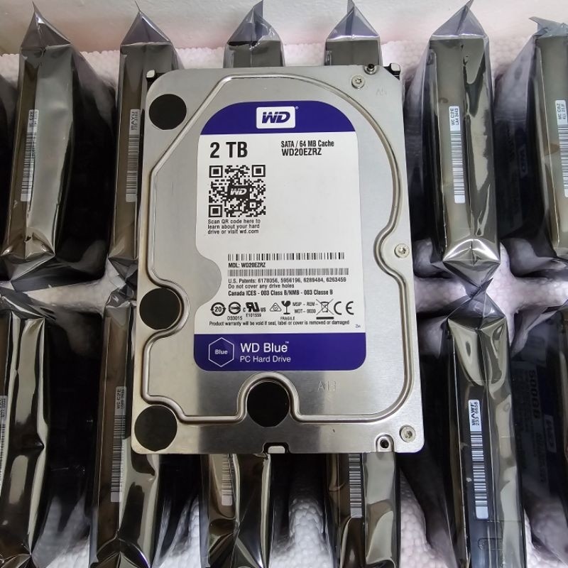 HARDISK PC 500GB /1TB/ 2TB WD BLUE /BARRACUDA SATA 3,5" INCHI -HDD PC CPU BARU 0 DAYS