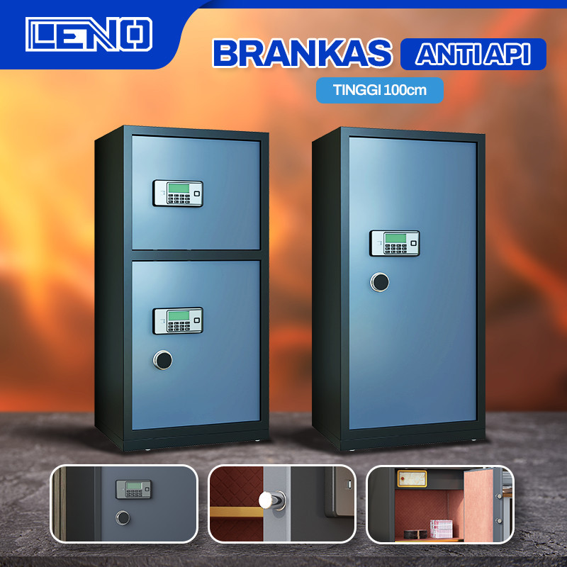 BRANKAS TAHAN API DAN AIR BESAR - BRANKAS 2 PINTU - BERANGKAS JUMBO BRANKAS 100CM BRANKAS BESI