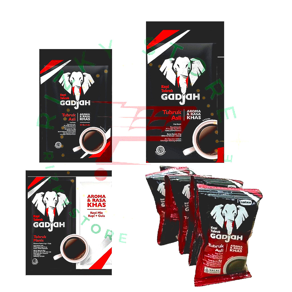 

Kopi Tubruk GADJAH Pouch/Renceng