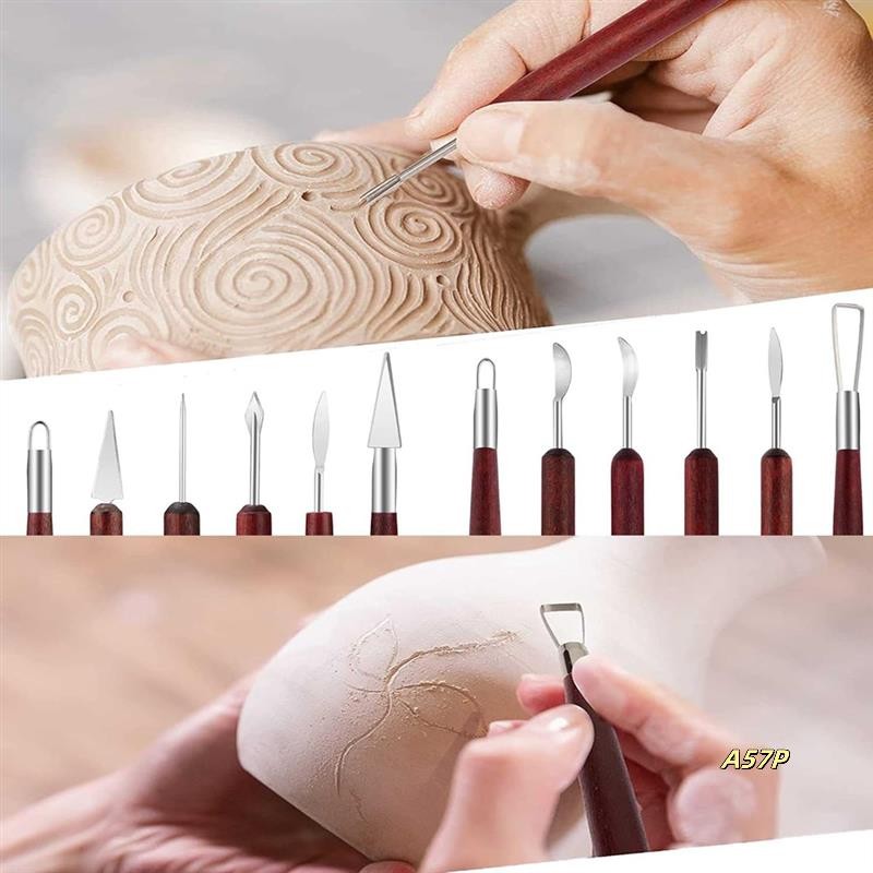 

Clay Sculpting Tools,23Pcs Pottery Tools Kit, Polymer Clay Tools,Pottery Ribs, Air Dry Clay Tools For Sculpting