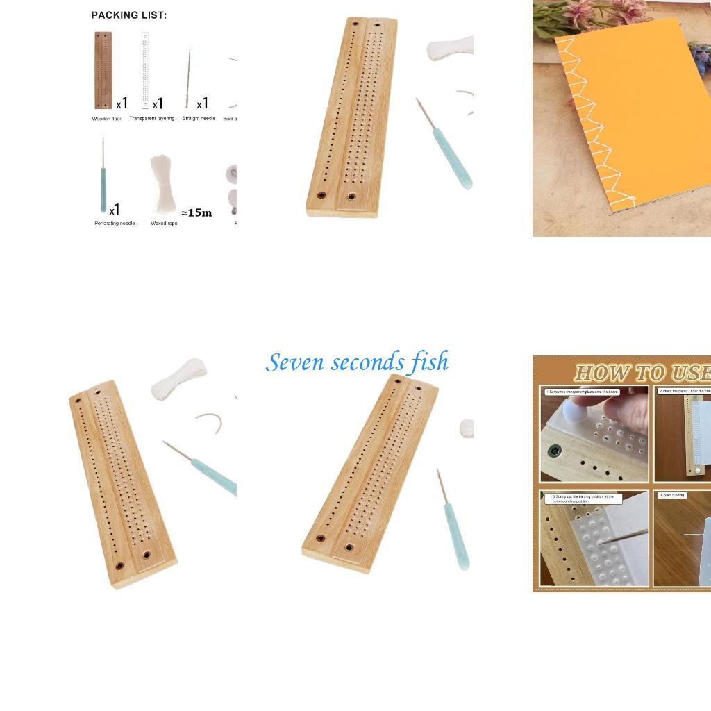 

L74B Bookbinding Kits Handmade Journal Set Book Making Kits Bookbinding Supplies