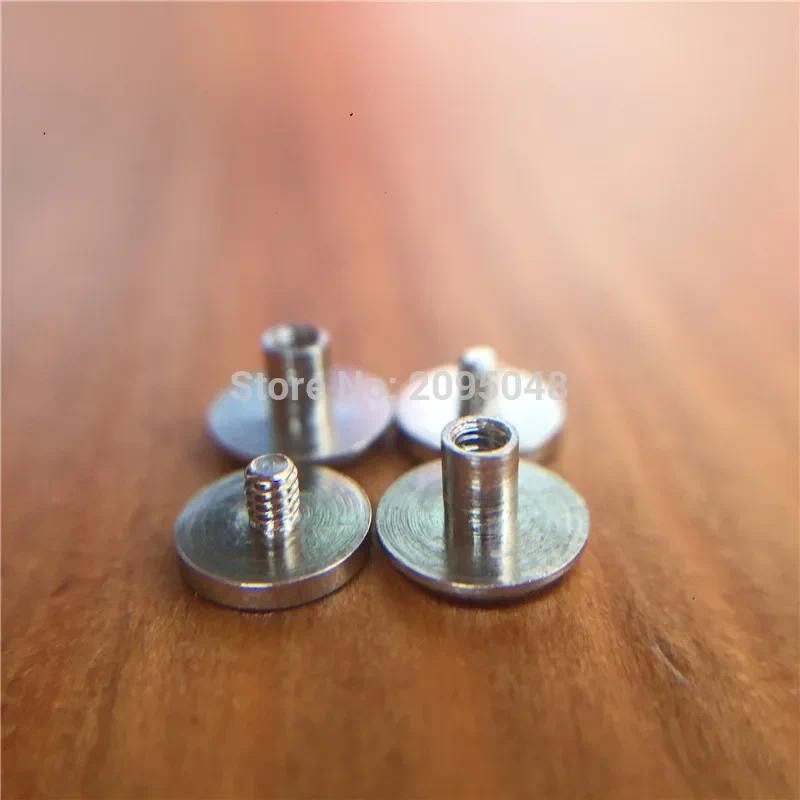 Steel Fixed Screw for IWC Pilot's Top Gun Watch Leather Band Strap