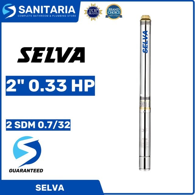 Pompa Satelit Selva 2 inch 0.33 HP 2 SDM 0.7/32 Sibel / Sumbersible