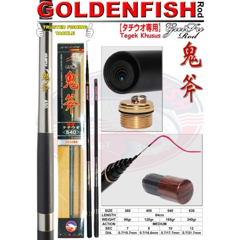 POLE / TEGEK GOLDEN FISH GUIFU / GUI FU