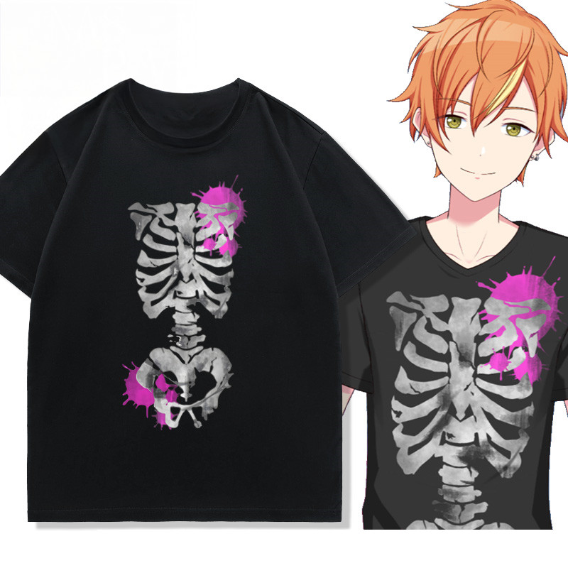 Baju Kaos Project Sekai Shinonome Akito Printed Baju Pjsk