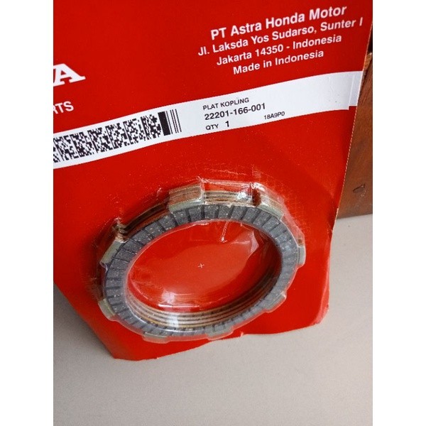 ORIGINAL KAMPAS KOPLING / plat kopling GRAND.SUPRA X. SUPRA FIT