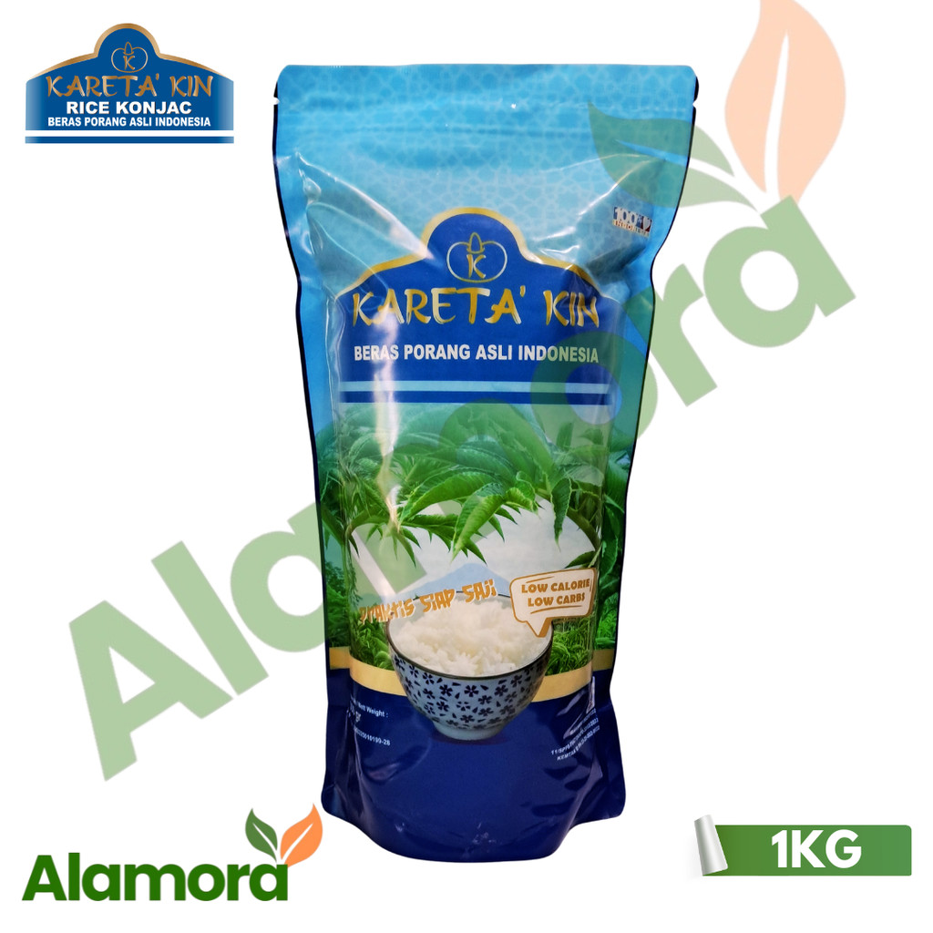 

Kareta Kin Beras Porang 1kg Shirataki Konjac Rice Diet Rendah Kalori Karbohidrat Lemak