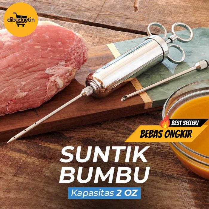 

Suntik Bumbu Daging Ayam Seasoning Injector 3 Needles 2OZ - IYouNice Y1819