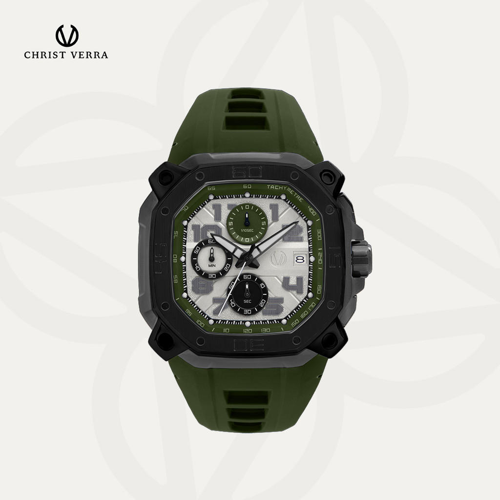 Christ Verra Casual Men's Watches CV 63033G-36 L-GUN/GRN