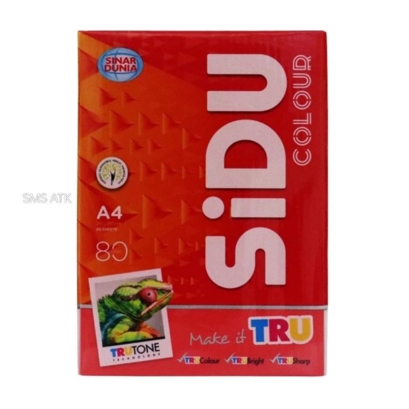 

SiDU Kertas HVS Warna A4 80gr