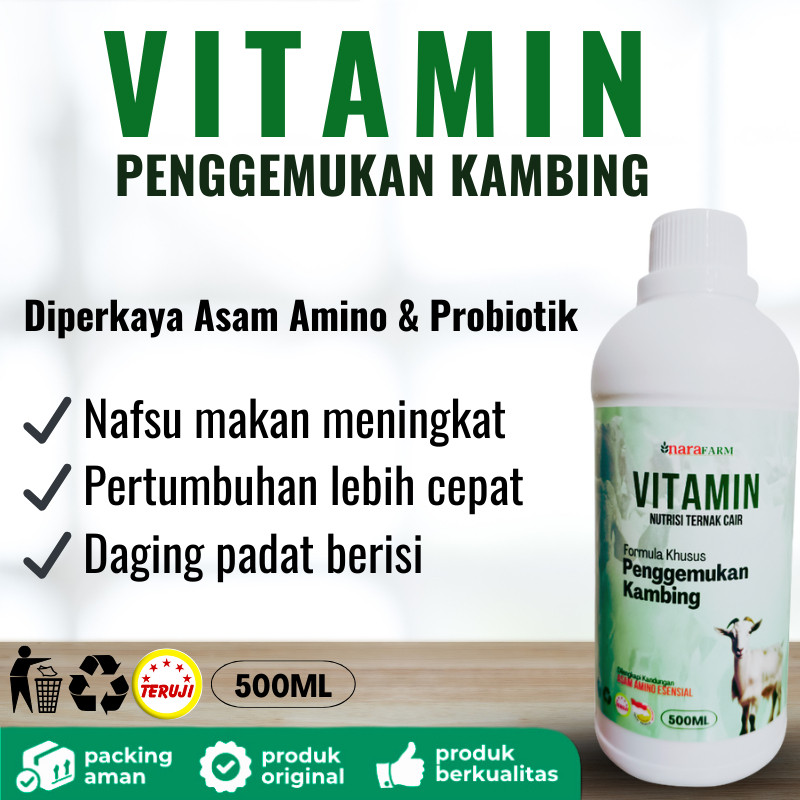 Vitamin ternak cair untuk penggemukan kambing,Obat Penggemukan kambing,Vitamin ternak kambing