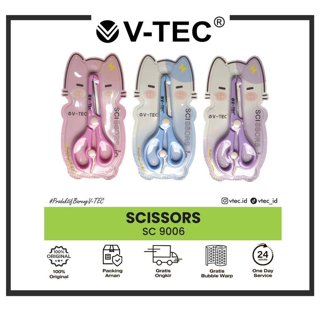 

V-TEC GUNTING ANAK KARAKTER SC 9004 // SC 9005 // SC 9006 // SC 9007 PCS