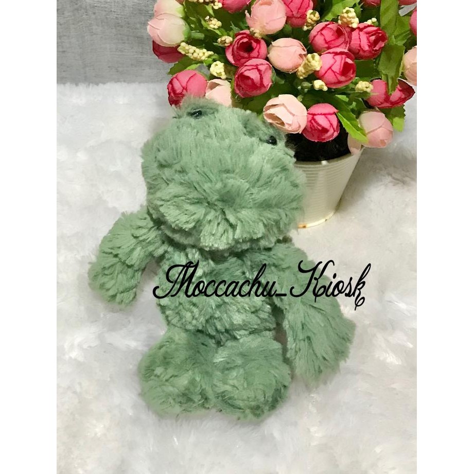 Terbaru jellycat squiggle lamb and squiggle frog/boneka domba & kodok - Frog