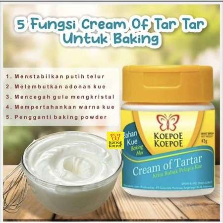 

CREAM OF TARTAR KOEPOE KOEPOE 43GR