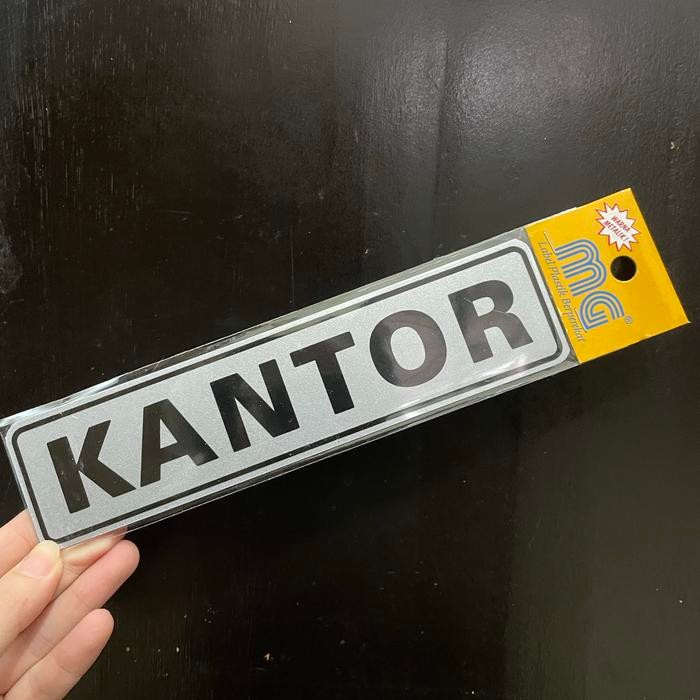 

Stiker Tempel Tulisan Office atau Kantor - Kantor silver