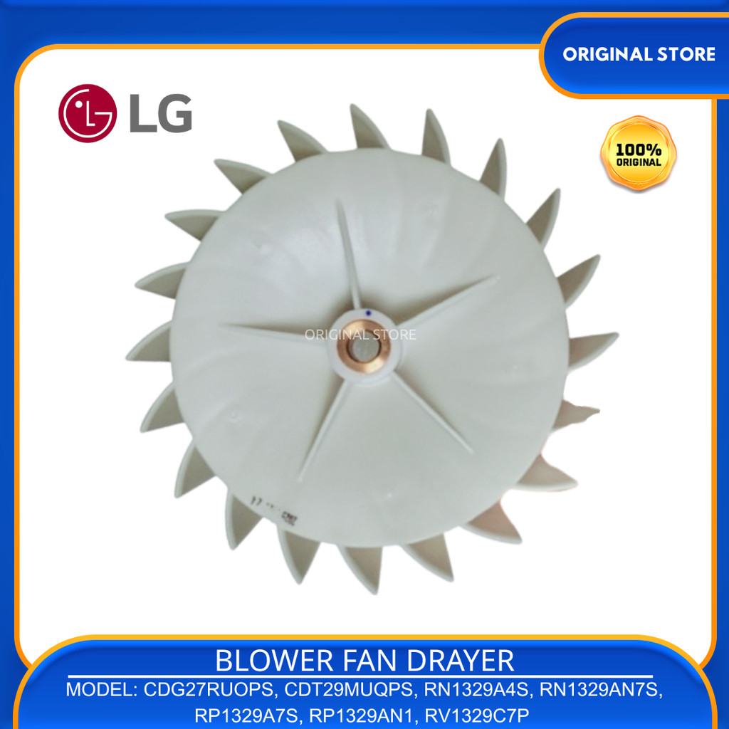 Blower Motor Mesin Cuci Drayer LG CDT29MUQPS CDG27RUOPS RN1329A4S RN1329AN7S RP1329A7S RP1329AN1 RV1