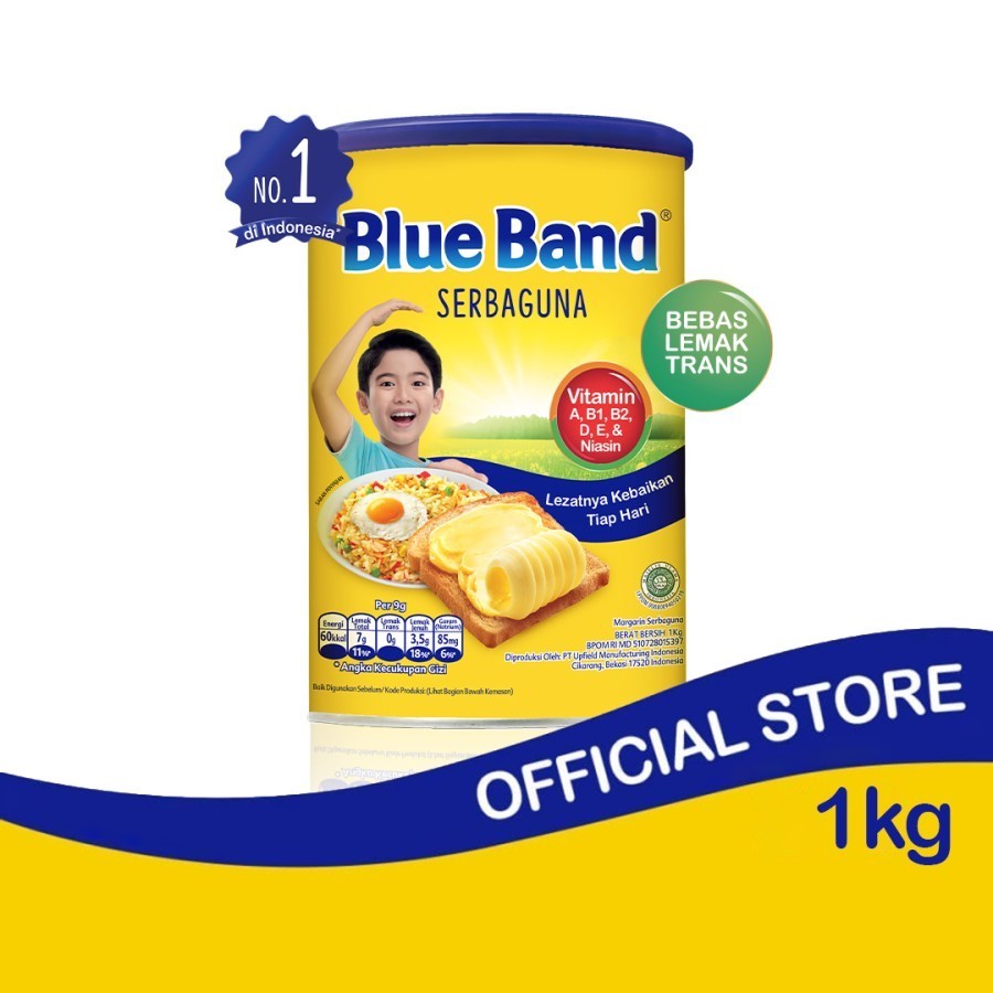 

Blue Band Serbaguna Margarine Tin 1kg
