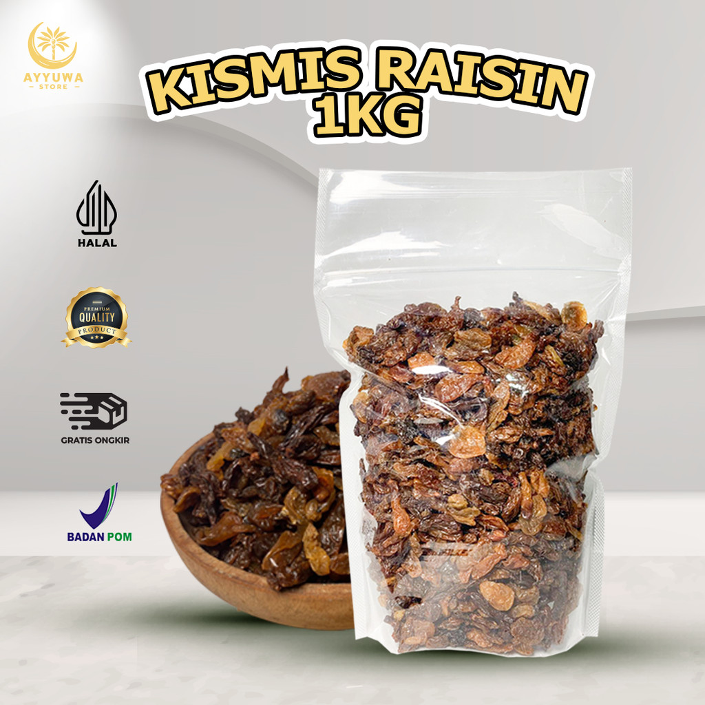 

KISMIS RAISIN 1KG ASAM MANIS OLEH OLEH HAJI DAN UMROH TERMURAH