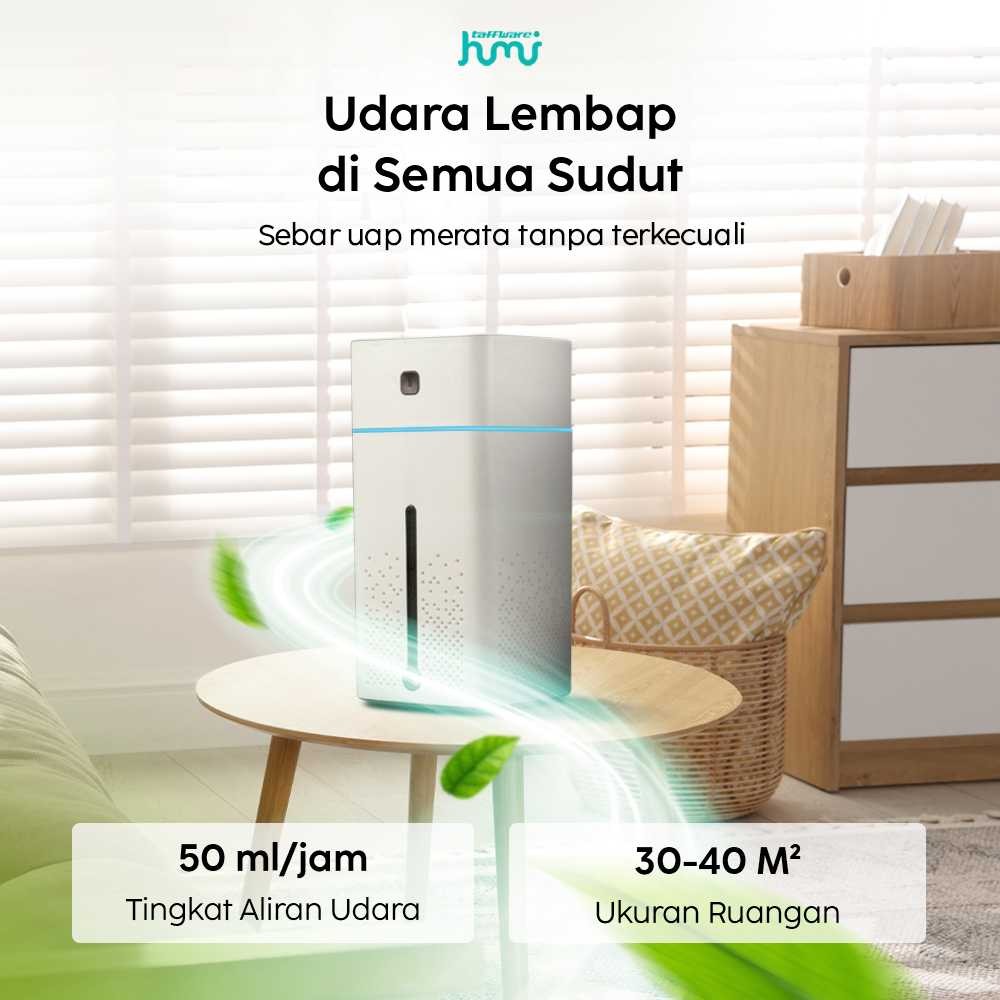 COD Humidifier Diffuser Pengharum Pelembab Uap Aromaterapi Ruangan Besar 1000 ML LED USB Universal W
