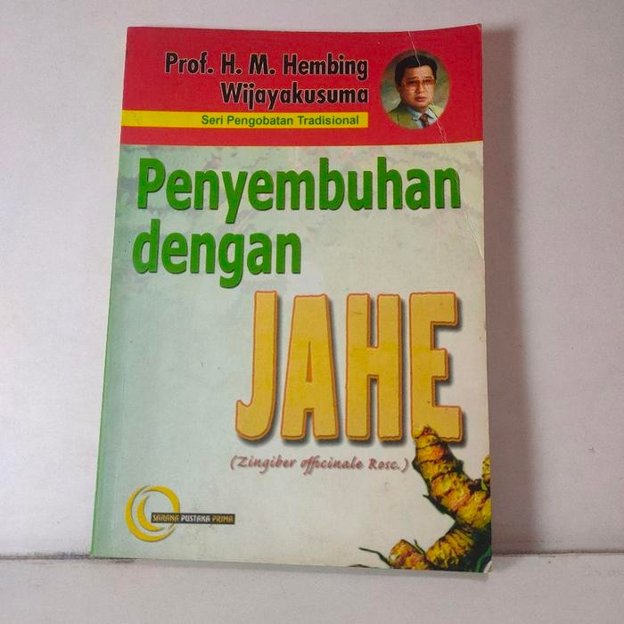 buku herbal penyembuhan dengan jahe prof hembing