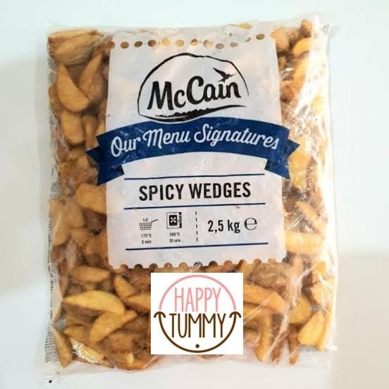 

mccain wedges spicy ecer repack kentang french fries - 500 gram