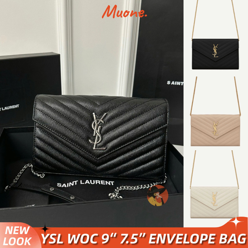 Yves Saint Laurent YSL Woc 9 & Woc 7.5 Women/Shoulder Bag Wanita / tas punggung bahu / tas punggung 