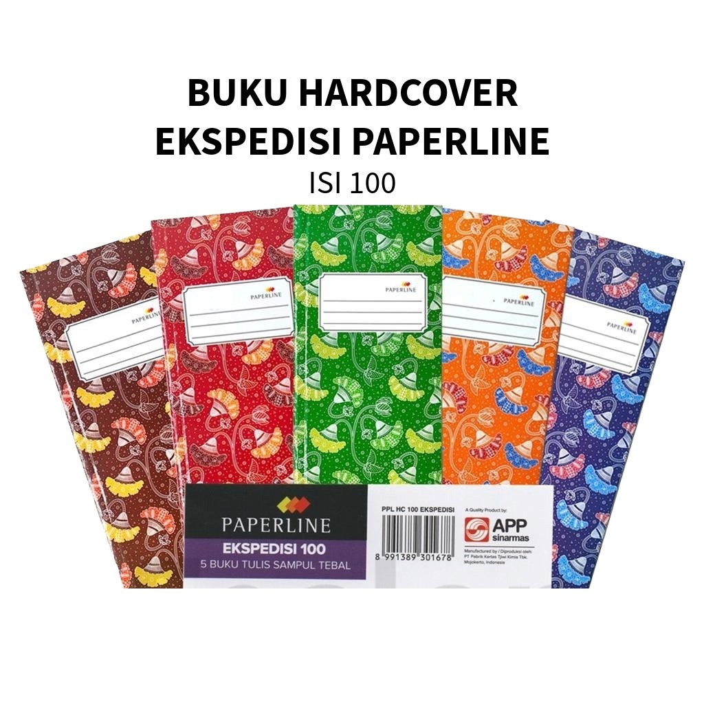 

❤️️Buku Tulis Hardcover Ekspedisi Paperline 100 Lembar❤️️