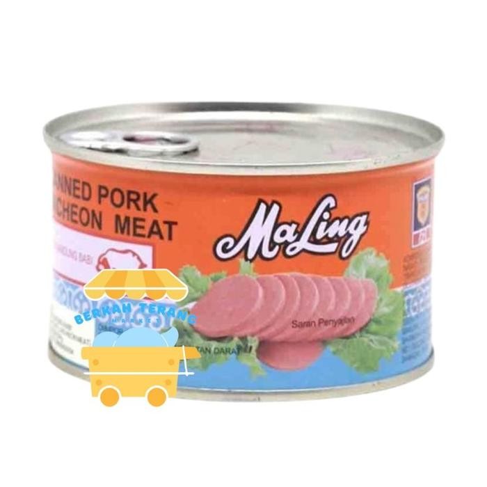 

Ma ling Daging Babi 397gr Canned Pork MaLing Luncheon Meat Maling