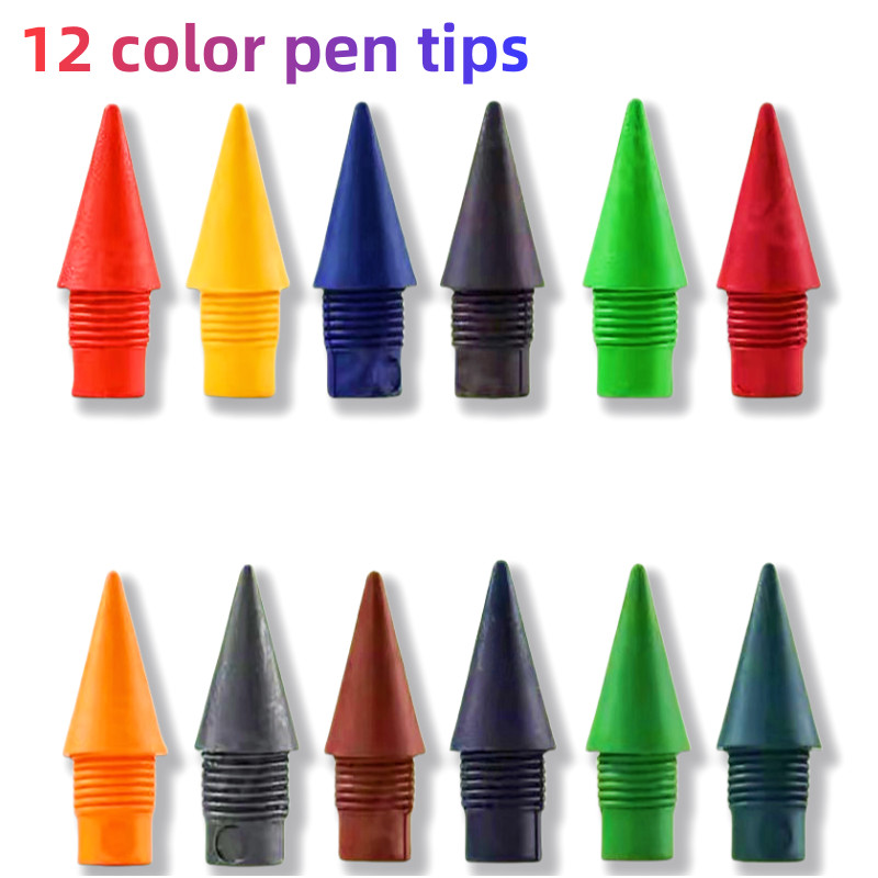 

Color permanent position pencil replacement head Ink-free pencil head Replaceable pencil head no cutting not easy to break pen h