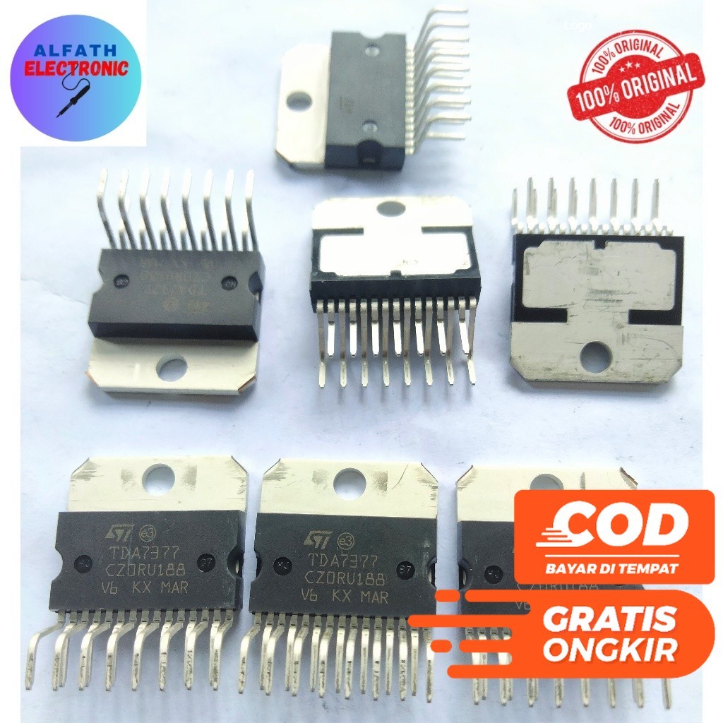 IC TDA7377 TRANSISTOR TDA7377 TDA 7377 ORIGINAL KUALITAS BAGUS