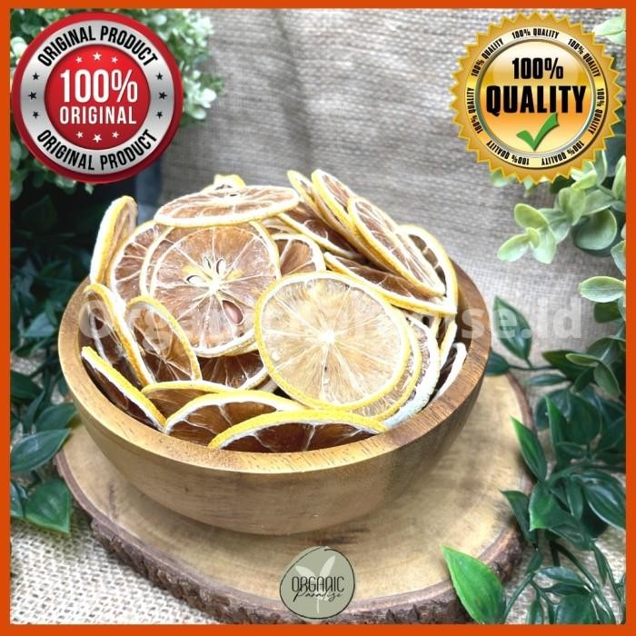 

Dried Lemon Slice / Lemon Kering Iris 25 gram - Spesifikasi