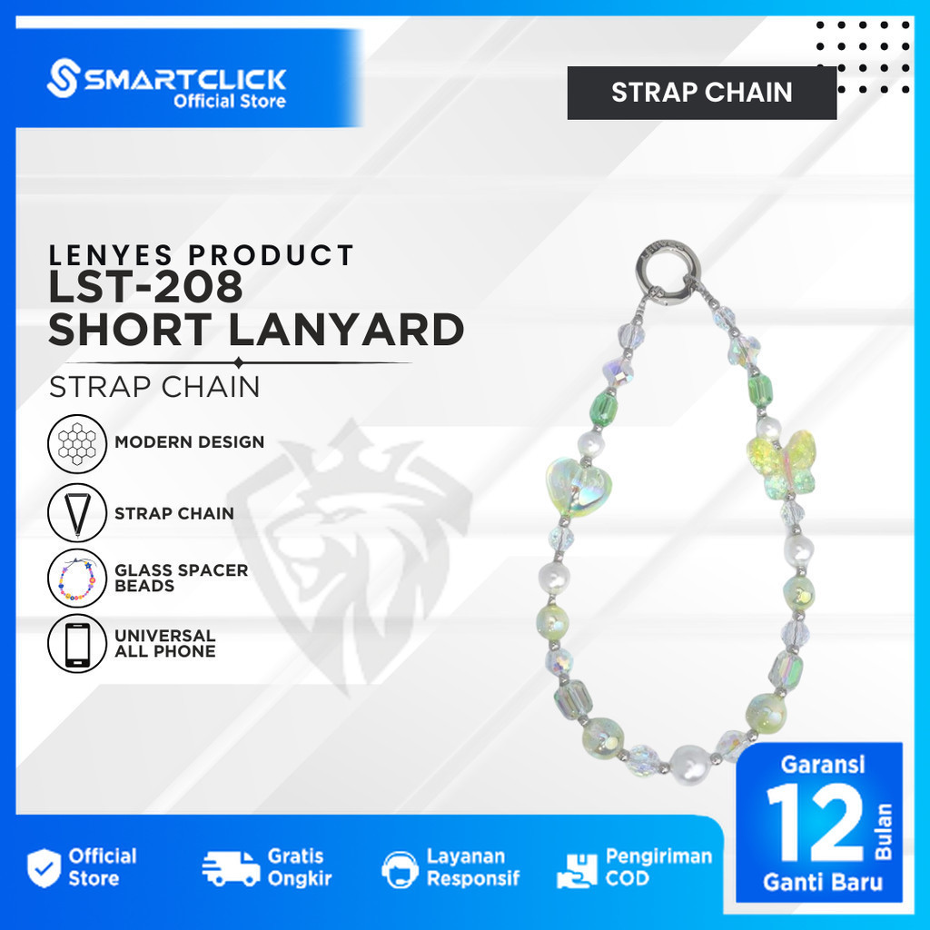 

Lenyes LST-208 Aksesoris Lanyard Portabel Minimalis untuk HP dan Gadget