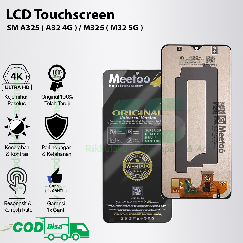 LCD Touchscreen Samsung A32 / M32 (4G) Original 100% Fullset