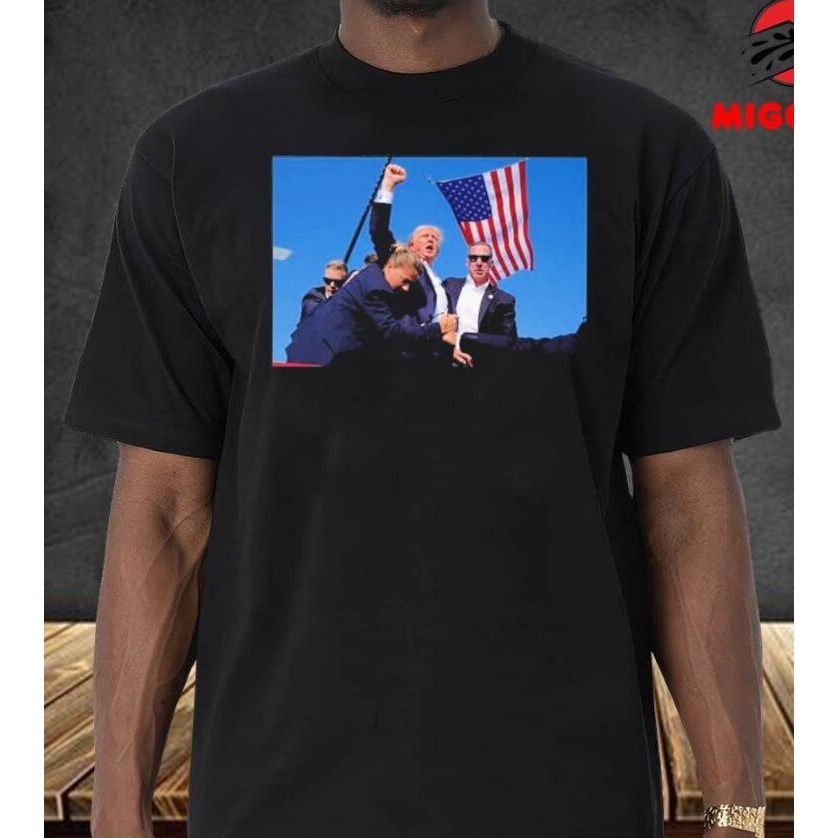 HOT Trump Rally Shooter Tshirt-Trump 2024 DJT,Pro Trump - Trump Survived - USA Freedom - Donald J. T