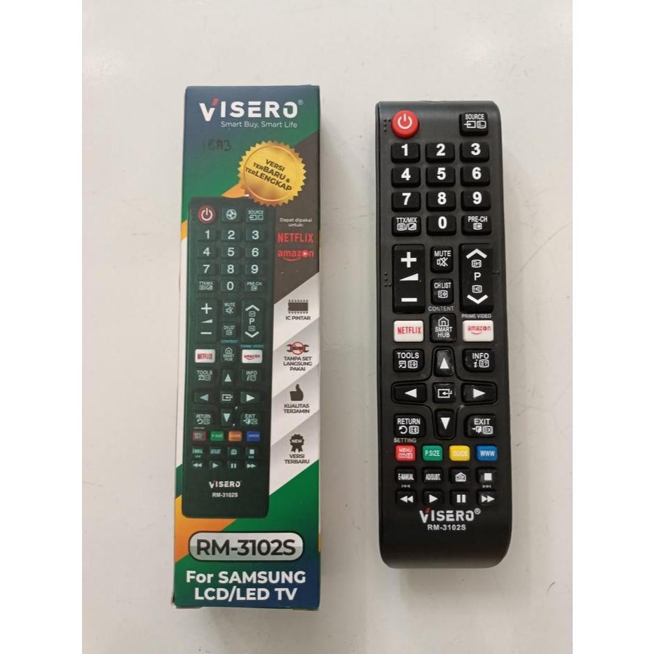 VISERO Remote Remot TV Samsung VISERO LCD / LED / HDMI / Smart TV