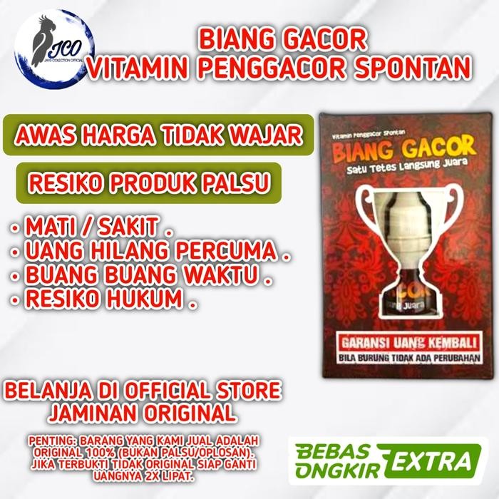 BIANG GACOR SEMPATI OBAT VITAMIN PENGGACOR BURUNG BIANG GACOR BURUNG