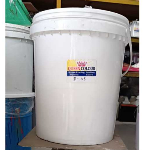 cat sablon pasta rubber putih/warna 115  (25kg)